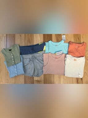 Bundle of Cat & Jack, All In Motion and Art Class summer clothing. Size 14
